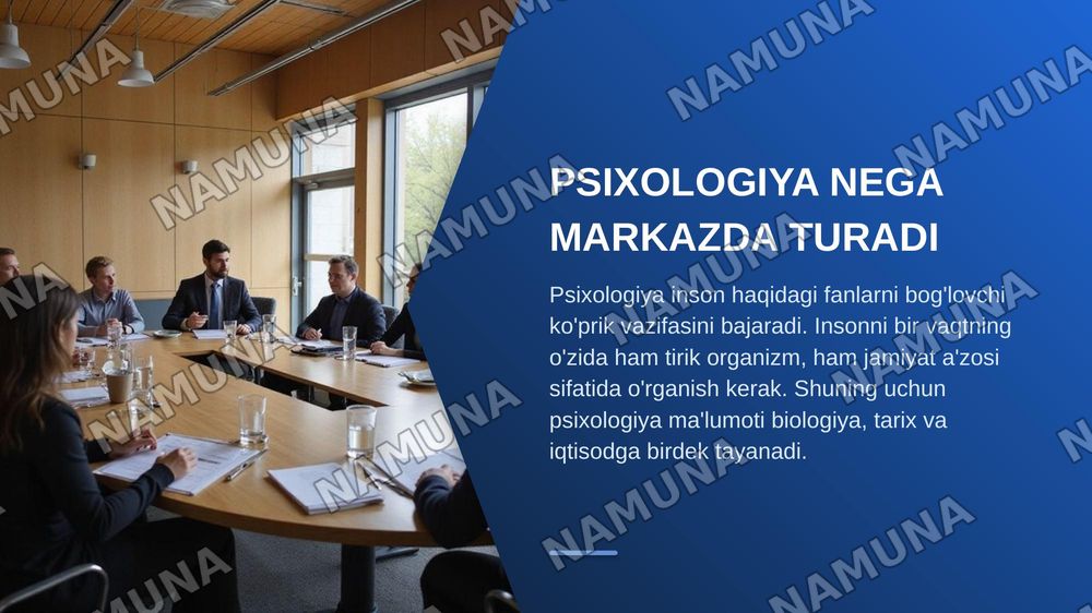 Psixologiya zamonaviy fanlar tizimida — zamonaviy taqdimot, 4-slayd