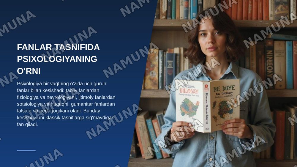 Psixologiya zamonaviy fanlar tizimida — zamonaviy taqdimot, 5-slayd