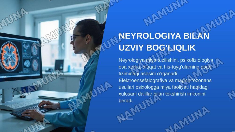 Psixologiya zamonaviy fanlar tizimida — zamonaviy taqdimot, 7-slayd