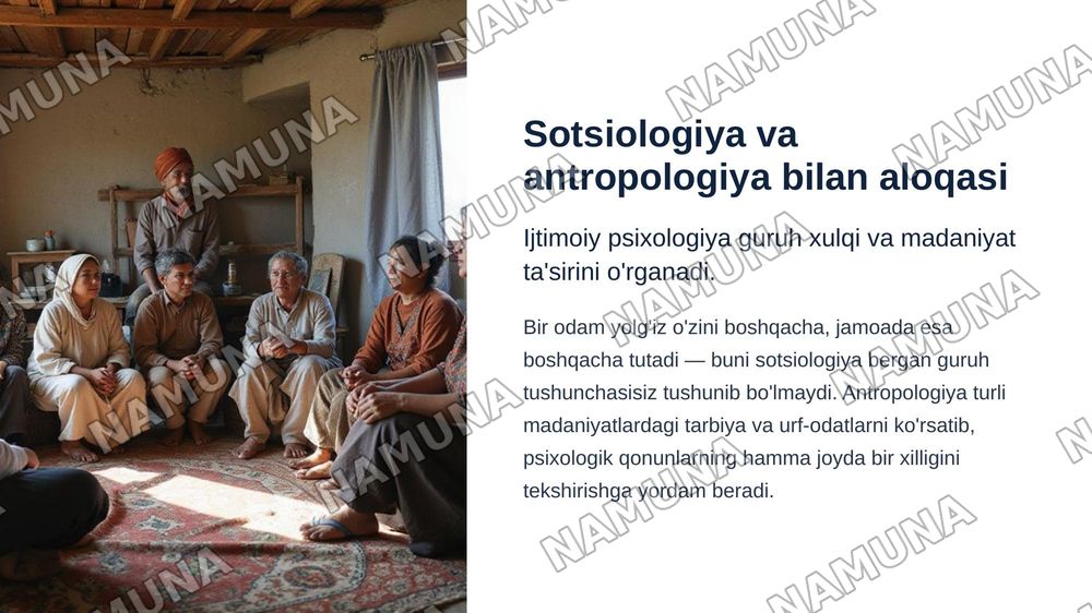 Psixologiya zamonaviy fanlar tizimida — zamonaviy taqdimot, 8-slayd