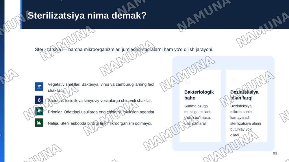 Zamonaviy sterilizatsiya usullari — zamonaviy taqdimot, 4-slayd