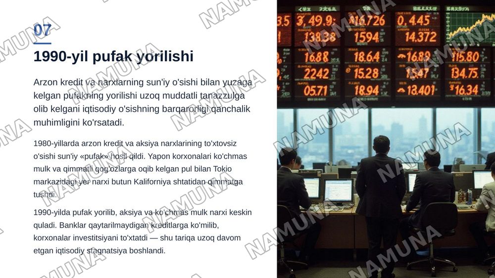 Yaponiya: rivojlantirish tarixi iqtisodiyoti va turizmi — zamonaviy taqdimot, 8-slayd