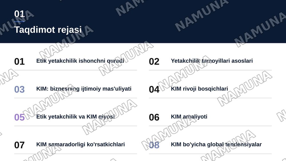 Biznes etikasida yetakchilik tamoyillari va korporativ ijtimoiy ma'suliyat — zamonaviy taqdimot, 2-slayd