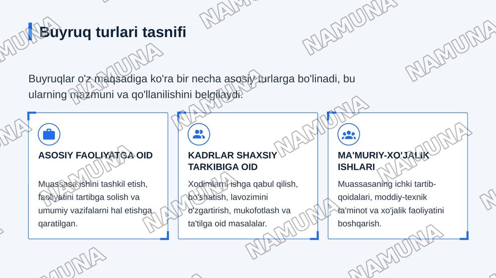 Buyruq va buyruqdan kochirma — zamonaviy taqdimot, 7-slayd