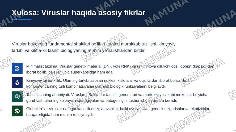 Viruslarning tuzilishi, kimyoviy tarkibi va tasnifi. — zamonaviy taqdimot, 7-slayd