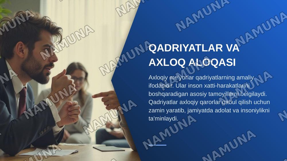 Qadriyatlar falsafasi — zamonaviy taqdimot, 7-slayd