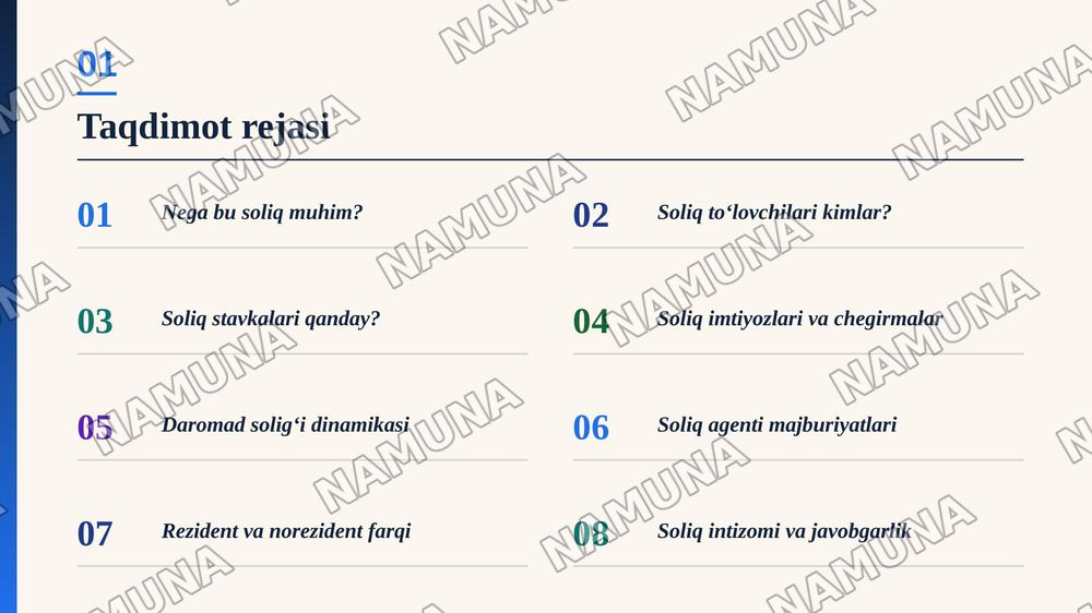 Jismoniy shaxslarda olinadigan daromad soligʻi — zamonaviy taqdimot, 2-slayd