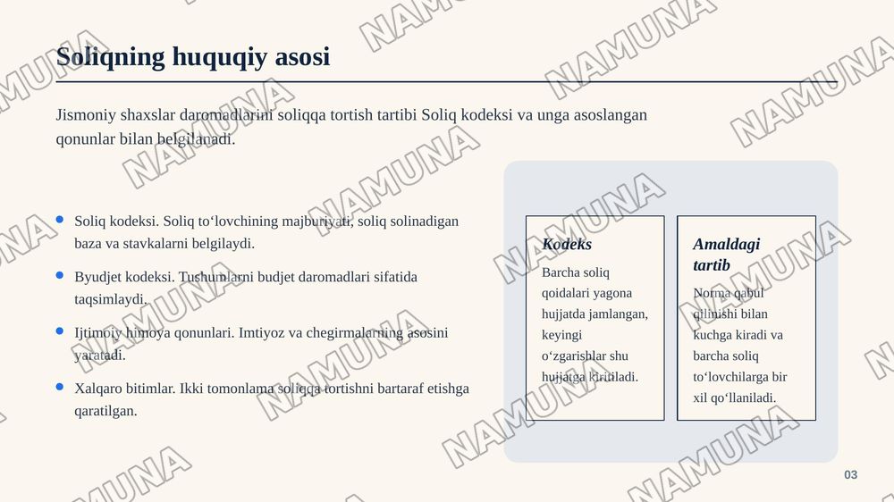 Jismoniy shaxslarda olinadigan daromad soligʻi — zamonaviy taqdimot, 4-slayd