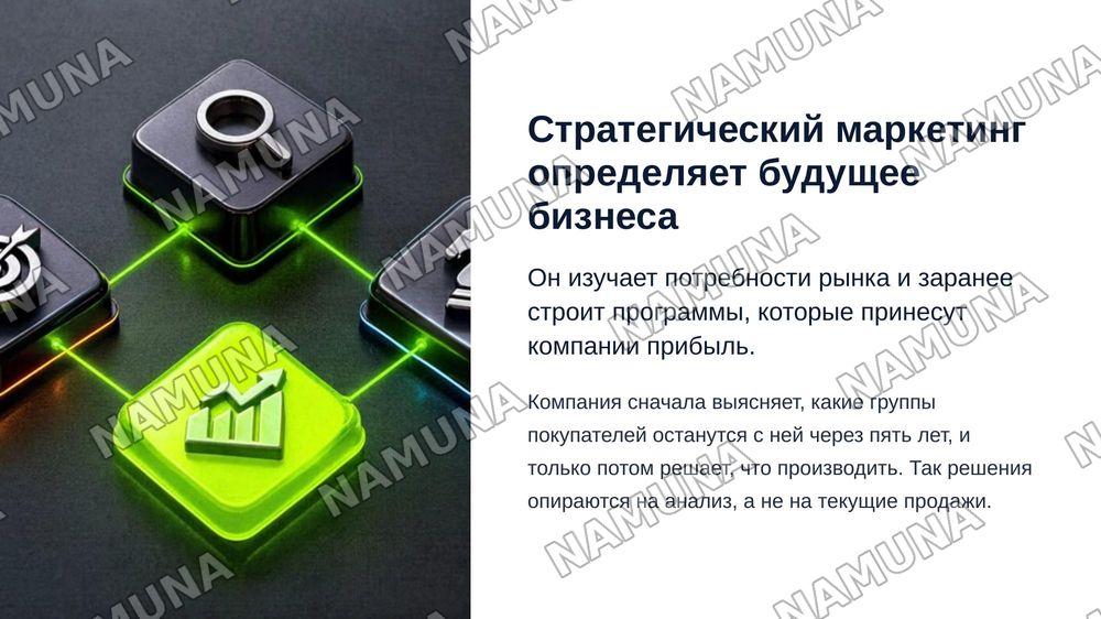 Стратегический маркетинг и его задачи — zamonaviy taqdimot, 3-slayd