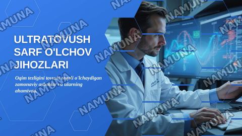 Ultratovush sarf oʻlchov jihozlari — zamonaviy taqdimot