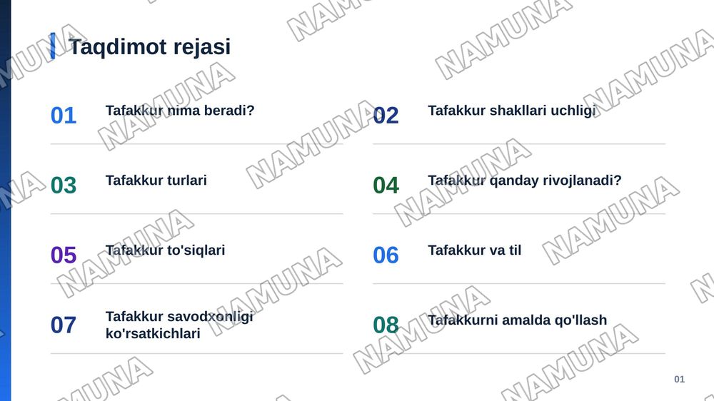 Tafakkur — zamonaviy taqdimot, 2-slayd