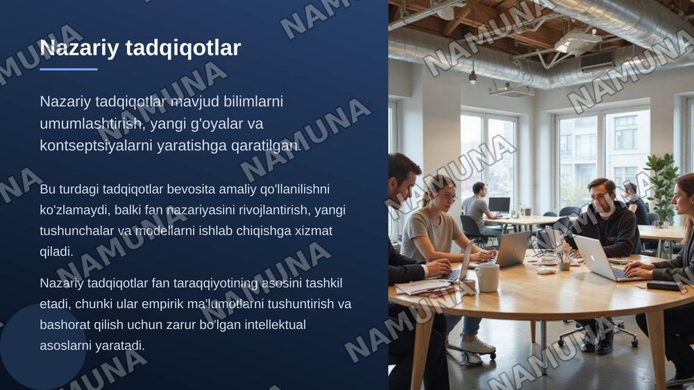 Ilmiy tadqiqotning namoyon boʻlish shakllari — zamonaviy taqdimot, 6-slayd
