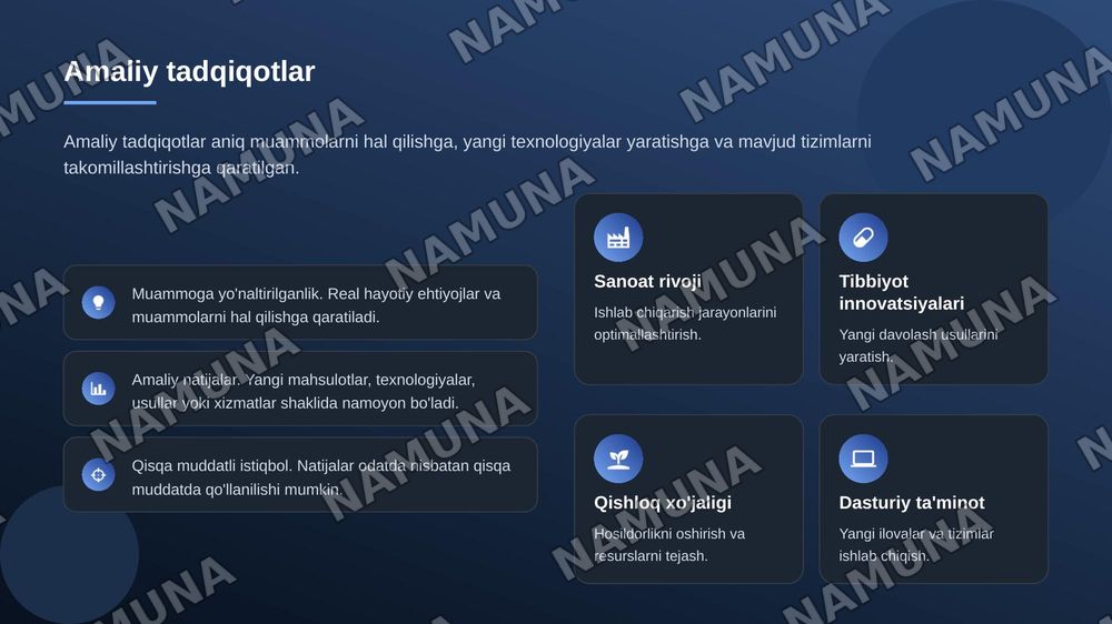 Ilmiy tadqiqotning namoyon boʻlish shakllari — zamonaviy taqdimot, 7-slayd