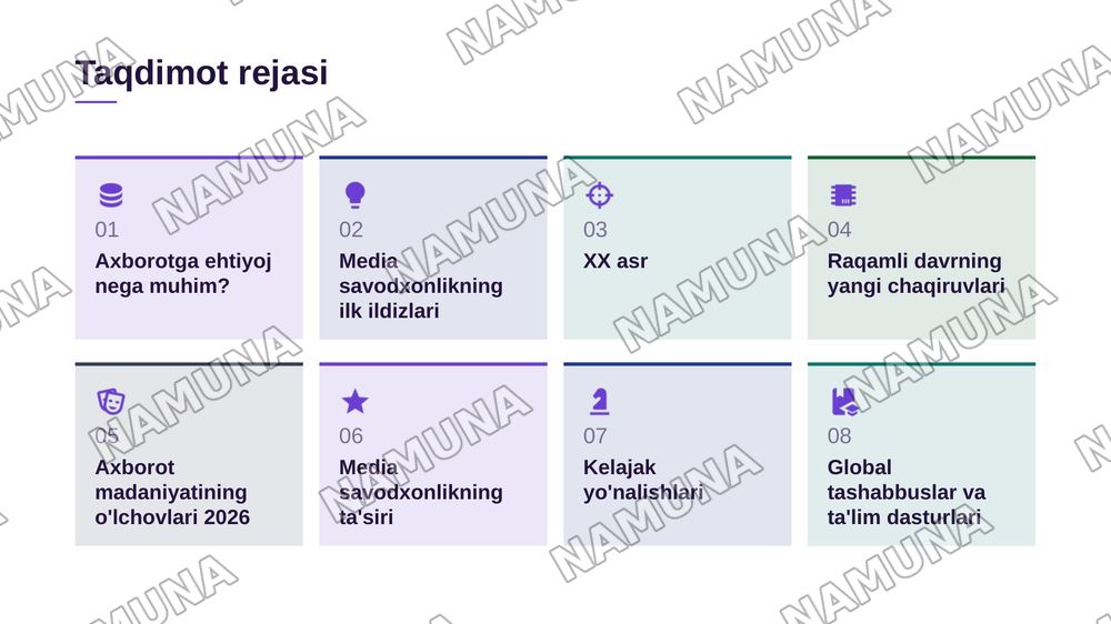 Media savodxonlik va axborot madaniyatining rivojlanish bosqichlari — zamonaviy taqdimot, 2-slayd