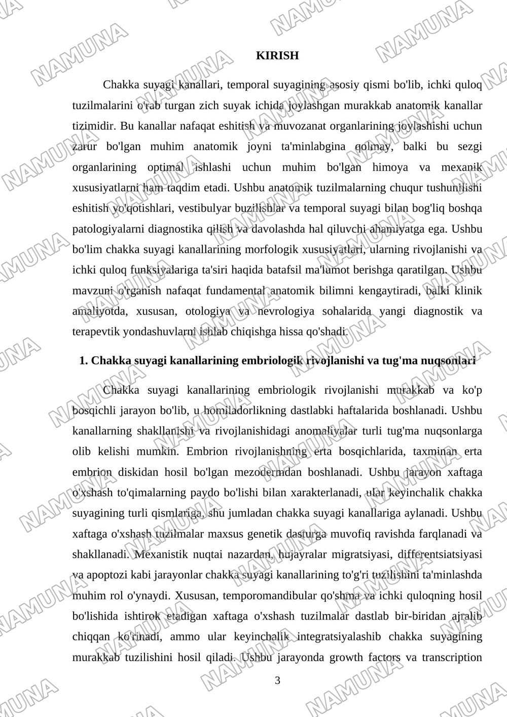 chakka suyaki kanallari — mustaqil ish, 3-varaq