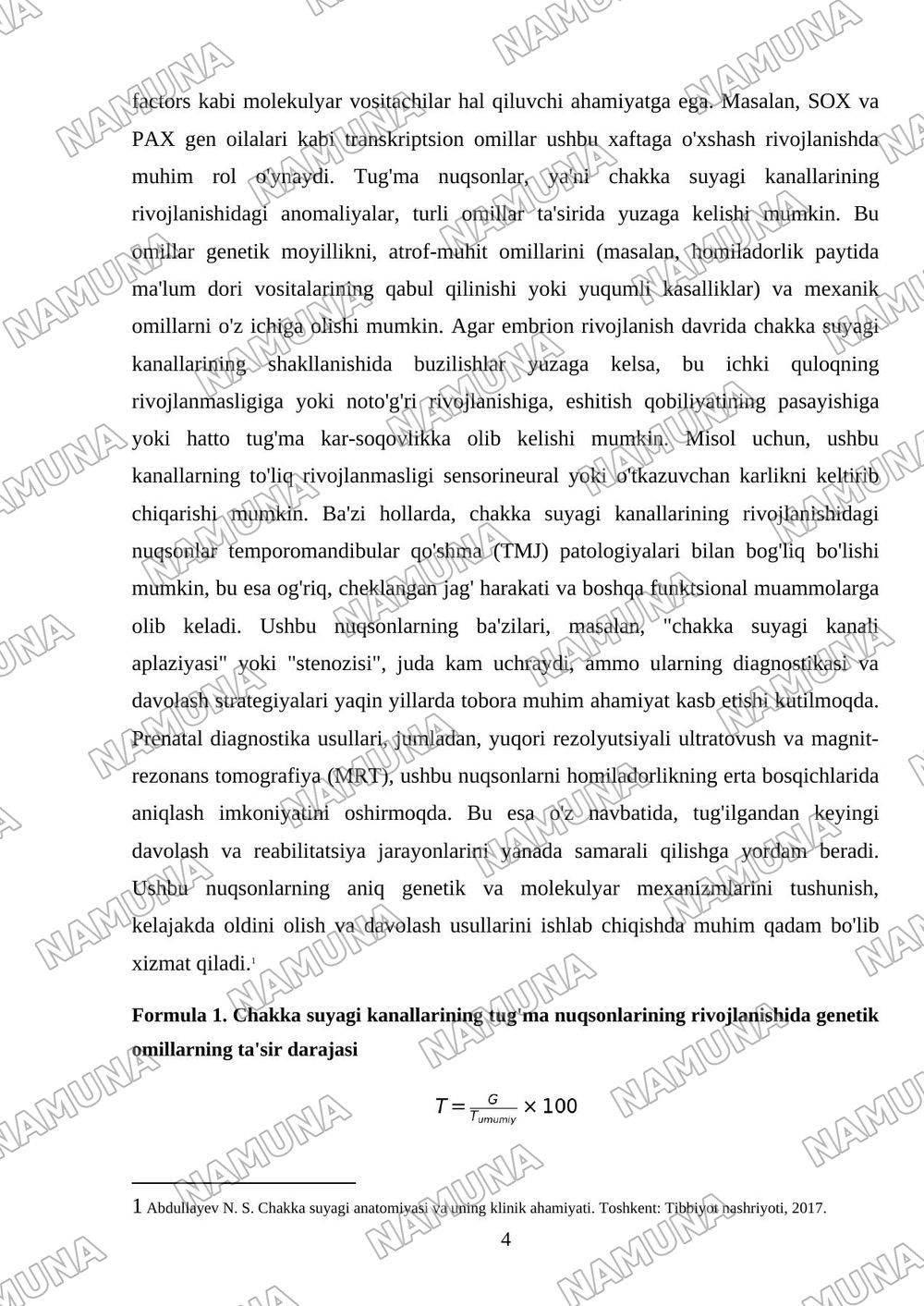 chakka suyaki kanallari — mustaqil ish, 4-varaq