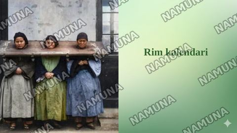 Rim kalendari — taqdimot