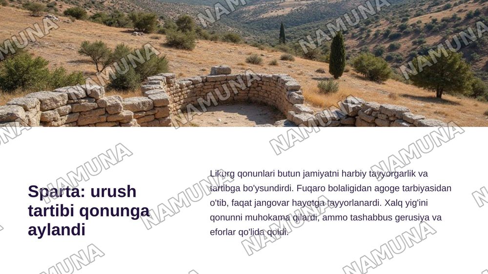 Afina va Spartada huquqning asosiy belgilari. — zamonaviy taqdimot, 5-slayd