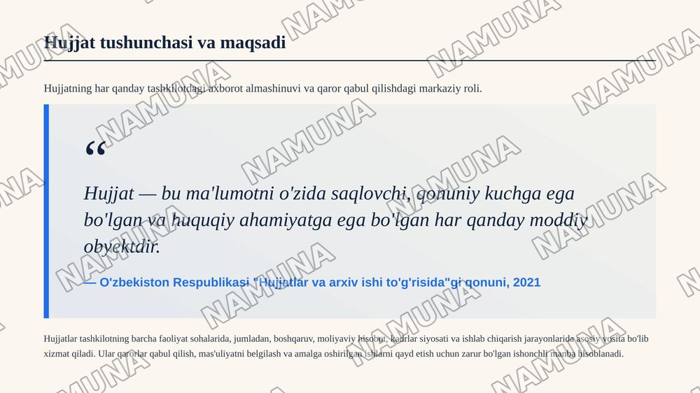 Tashkiliy hujatlar va ularning turlari,kelib chiqishi — zamonaviy taqdimot, 4-slayd