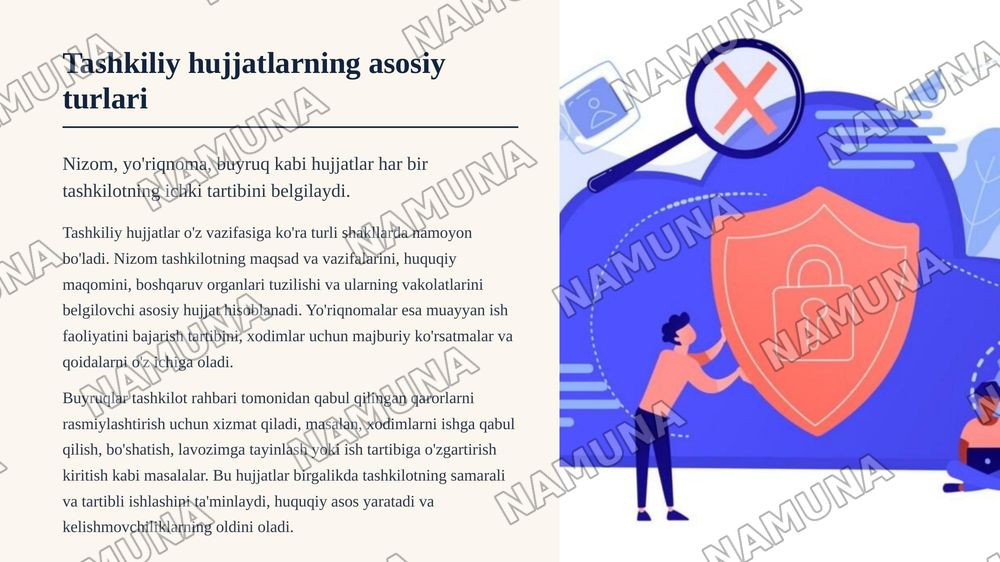 Tashkiliy hujatlar va ularning turlari,kelib chiqishi — zamonaviy taqdimot, 6-slayd