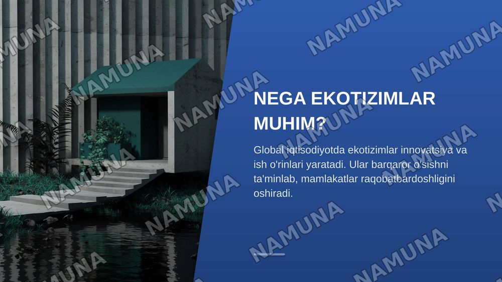 Tadbirkorlik ekotasir tamoillari va amaliy axamiyati — zamonaviy taqdimot, 3-slayd