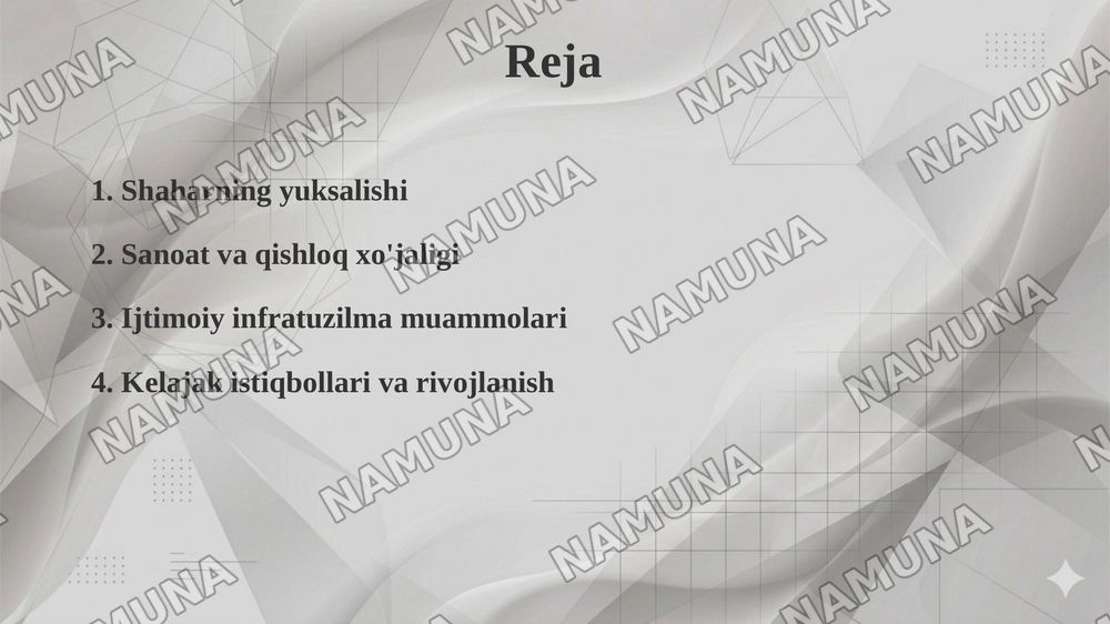 Mening tugʻilib oʻsgan shahrim Kattaqoʻrgʻon yutuqlari va kamchiliklari — taqdimot, 2-slayd