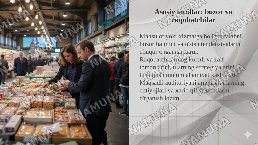 Biznes-rejaning asoslanganligi va ishonchliligi hamda ularni ta'minlovchi omillar. — taqdimot, 5-slayd