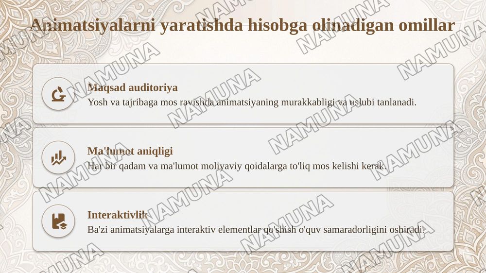Elektron pul o'tkazmalari mavzusini animatsion dasturlar asosida o‘qitish metodikasi. — taqdimot, 6-slayd
