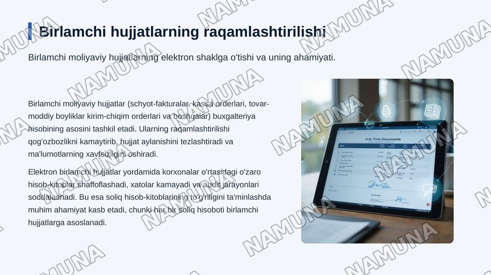 Soliq rejimlari, elektron hisobot va birlamchi moliyaviy hujjatlar. — zamonaviy taqdimot, 6-slayd