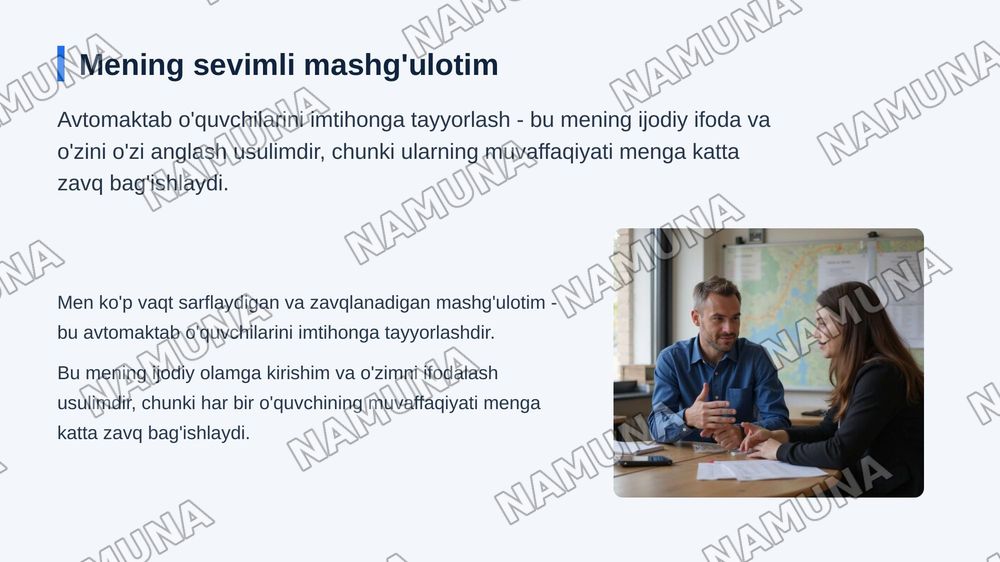 Mening hobbim haqida prizintatsiya qilib ber — zamonaviy taqdimot, 3-slayd