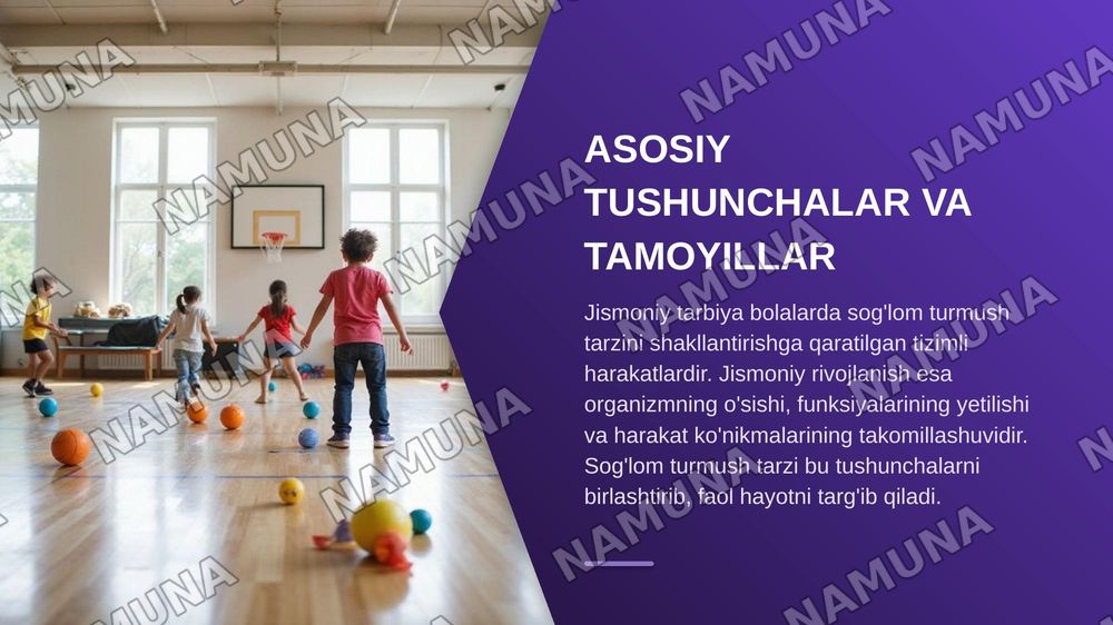 Maktabgacha yoshdagi bolalar jismoniy tarbiyasi. — zamonaviy taqdimot, 4-slayd