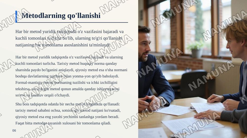 Yuridik fan tushunchasi obyekti predmeti metodologiyasi — zamonaviy taqdimot, 7-slayd
