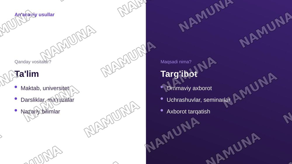 Huquqiy ong va huquqiy madaniyatni shakllantirishning zamonaviy usullari. — zamonaviy taqdimot, 6-slayd