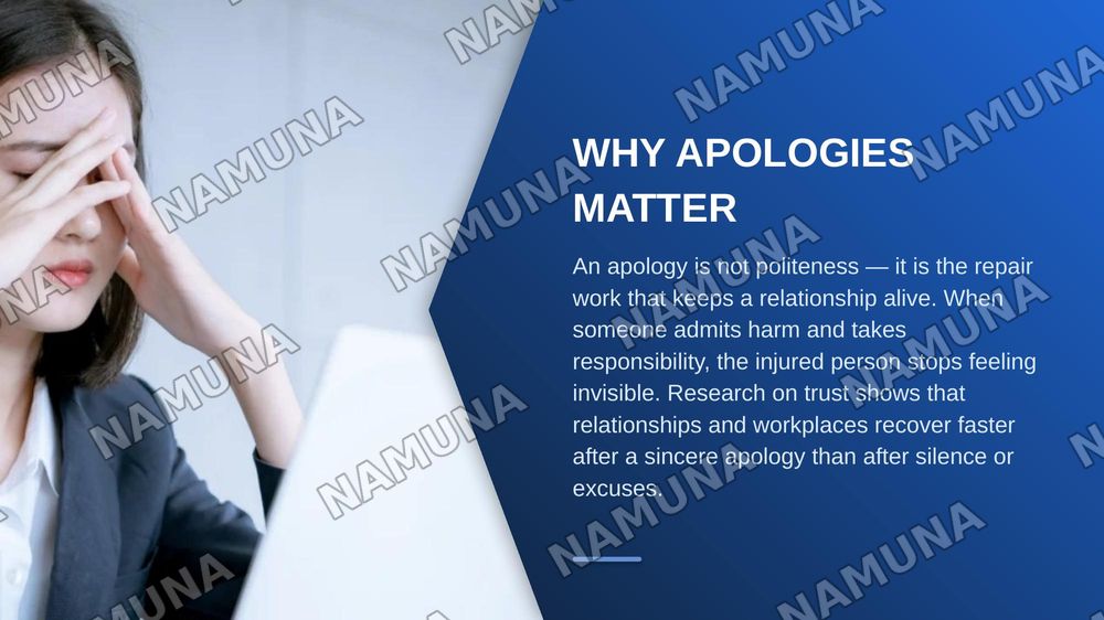 Apologising and responding to apologies — zamonaviy taqdimot, 3-slayd