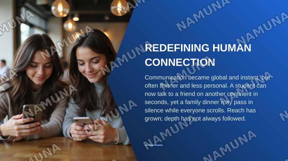 Social media and communication — zamonaviy taqdimot, 6-slayd