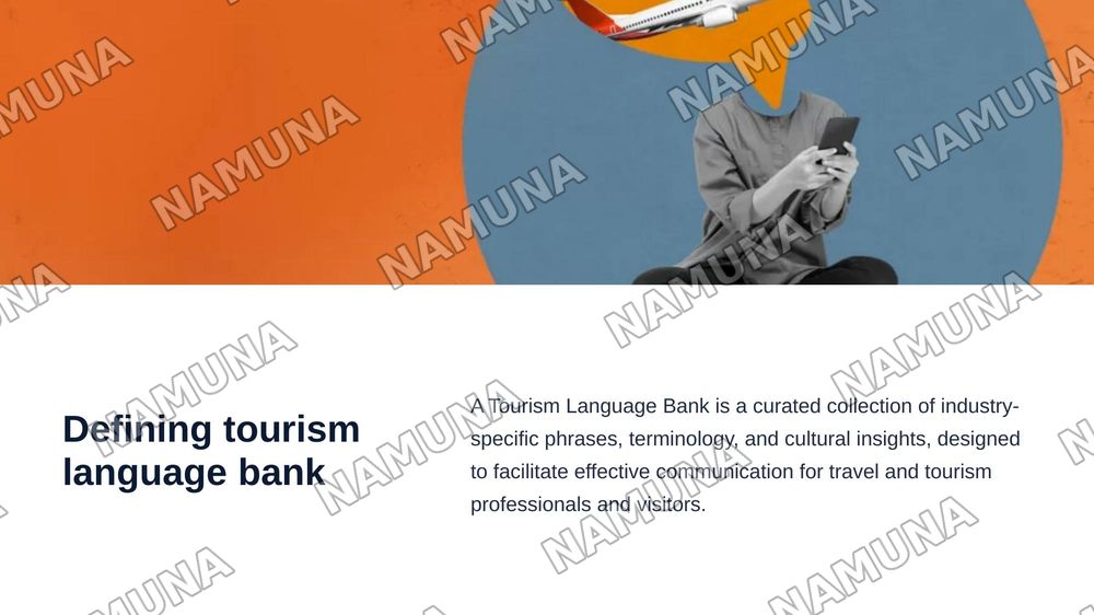 Travel and Tourism Language bank — zamonaviy taqdimot, 5-slayd