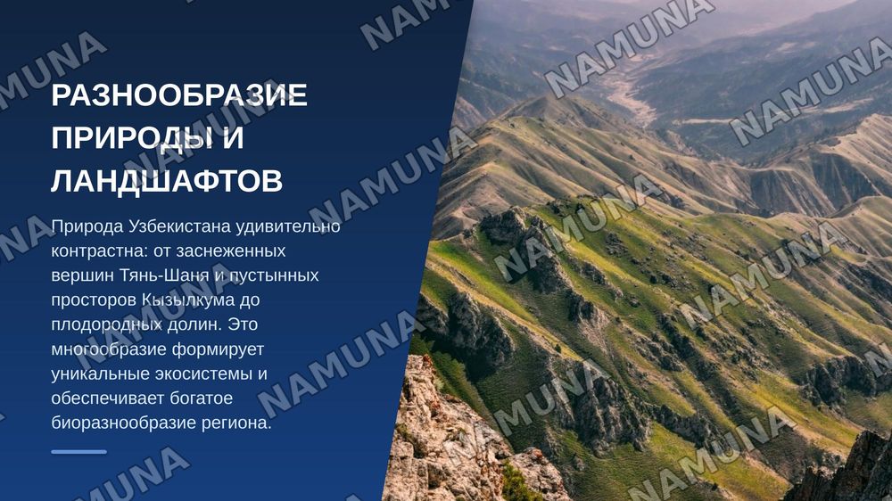 Моя родина Узбекистан — zamonaviy taqdimot, 5-slayd
