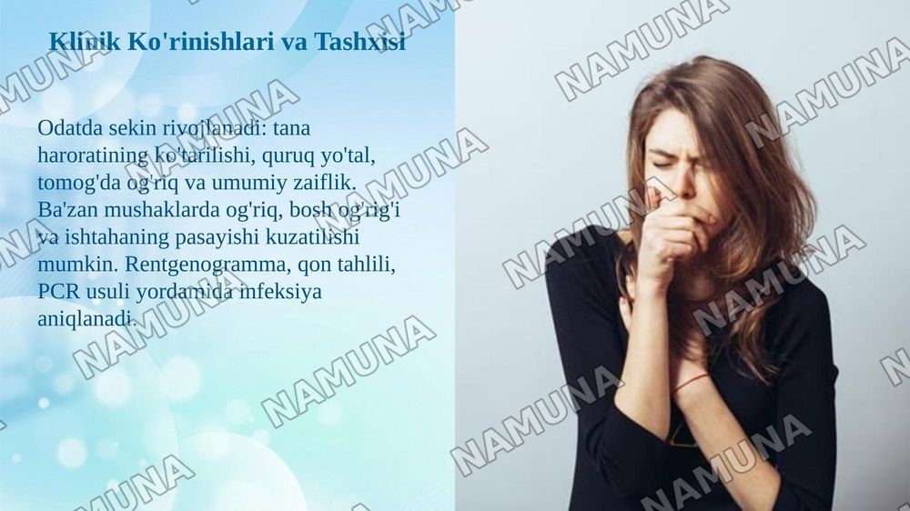 Bolalarda atipik pnevmoniya — taqdimot, 6-slayd