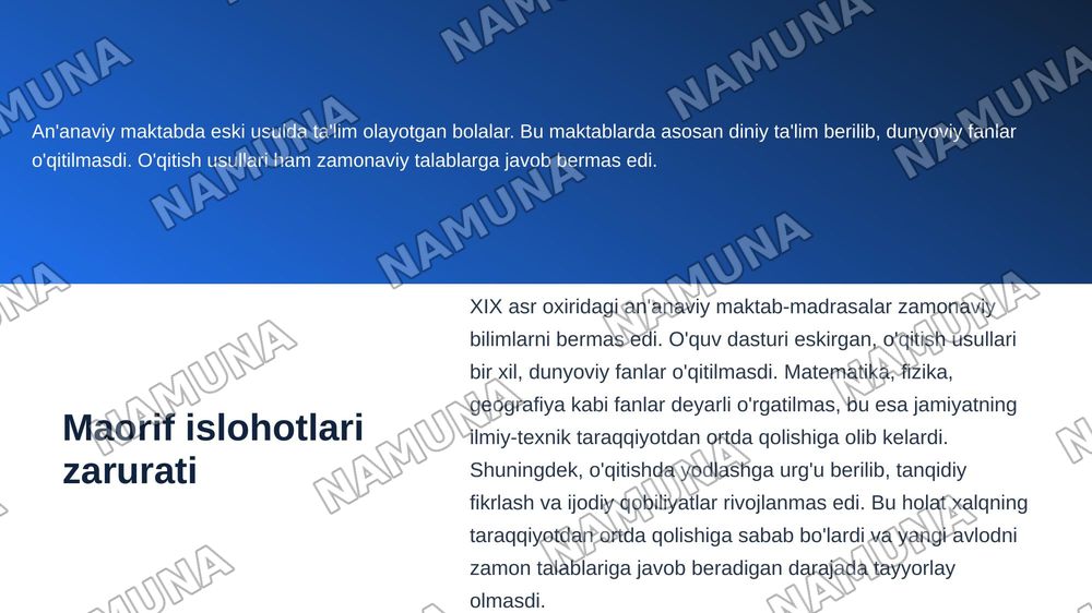 Jadidllar
Ilm fan maorif — zamonaviy taqdimot, 6-slayd