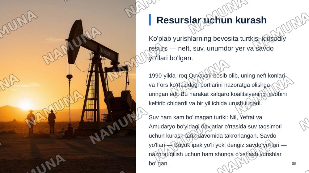 Hujum xarakati, sabablari va oqibatlari — zamonaviy taqdimot, 6-slayd