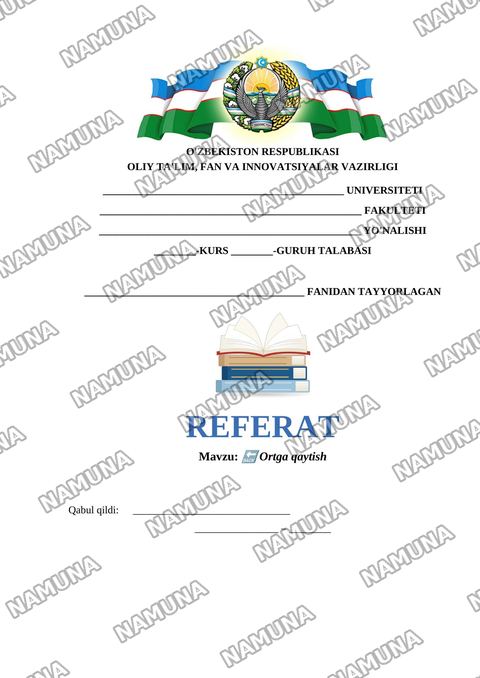 🔙 Ortga qaytish — referat