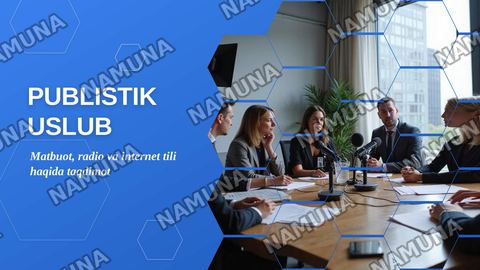 Publistik uslub — zamonaviy taqdimot