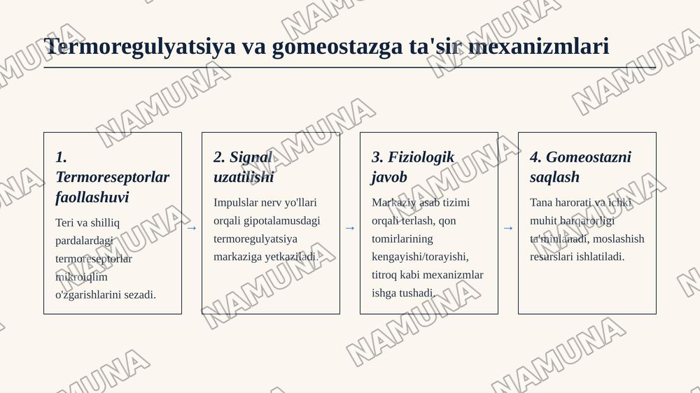 Mikroiqlim ko'rsatkichlari kompleksining inson tanasining gomeostaziga va moslashish resurslariga tizimli ta'sirini fiziologik va gigienik tahlil qilish. — zamonaviy taqdimot, 5-slayd