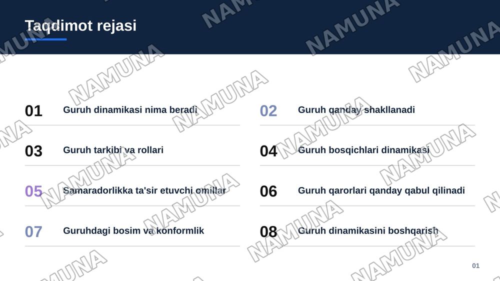 Gurux dinamikasi — zamonaviy taqdimot, 2-slayd