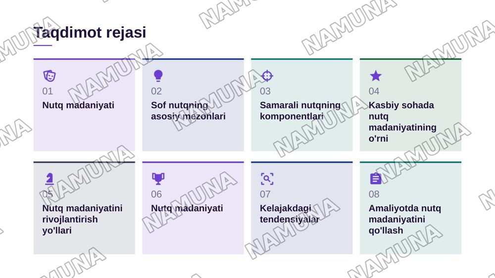 Til va nutq madaniyati-har bir mutaxassisning kasbiy faoliyatida muhim asos.Nutqning sofligi nafaqat shaxsning ma'naviy maʼrifiy darajasini,balki uning professional mahoratini ham aks ettiradi — zamonaviy taqdimot, 2-slayd