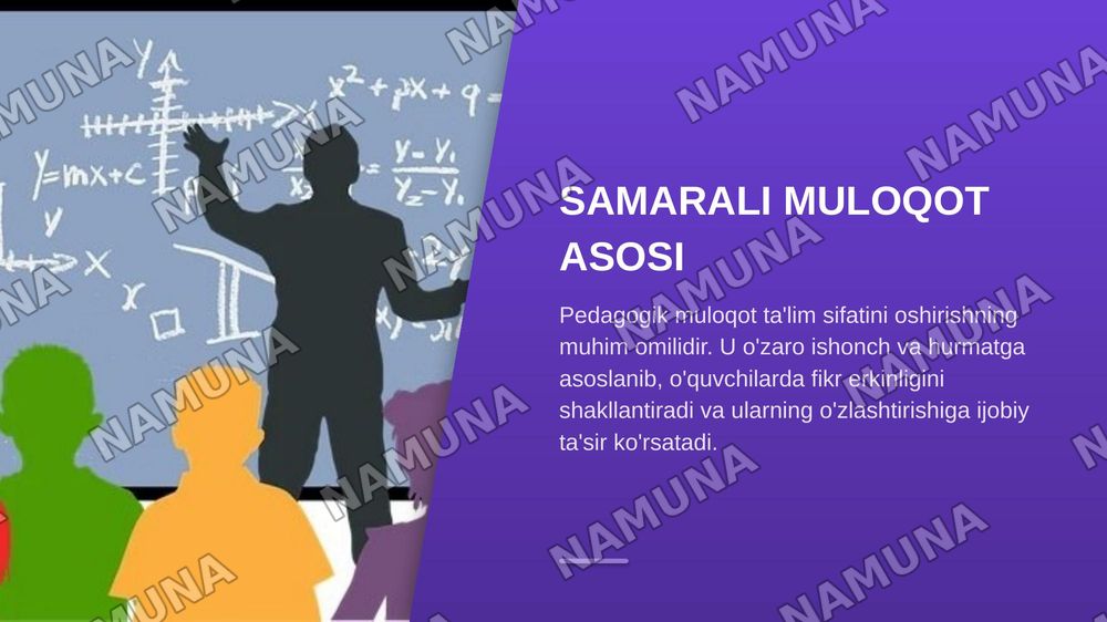 Pedagogning muomalasi va muloqot ko'nikmalari. — zamonaviy taqdimot, 3-slayd