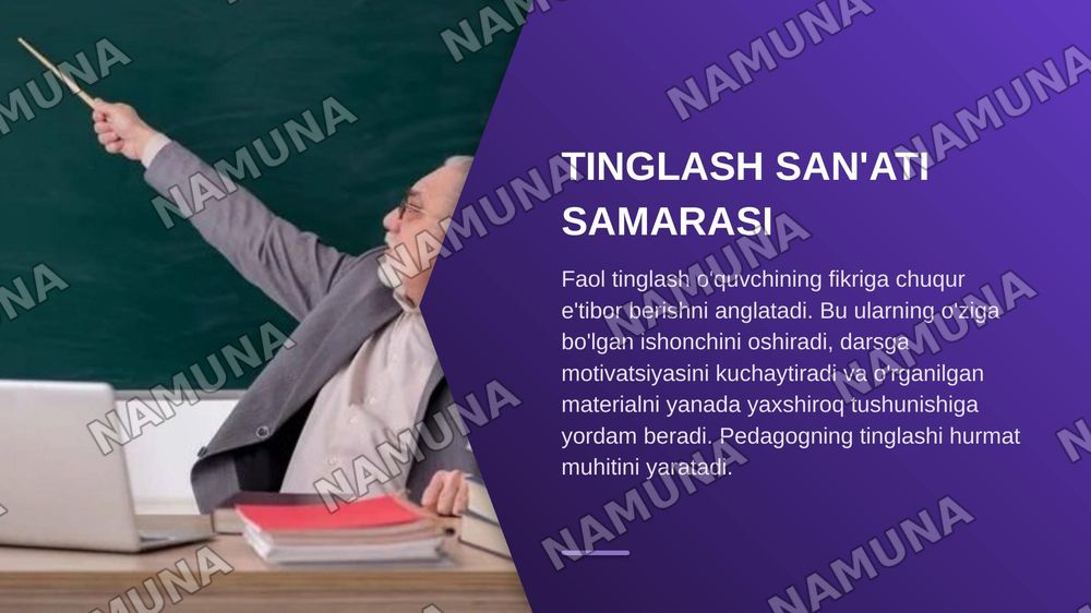 Pedagogning muomalasi va muloqot ko'nikmalari. — zamonaviy taqdimot, 7-slayd