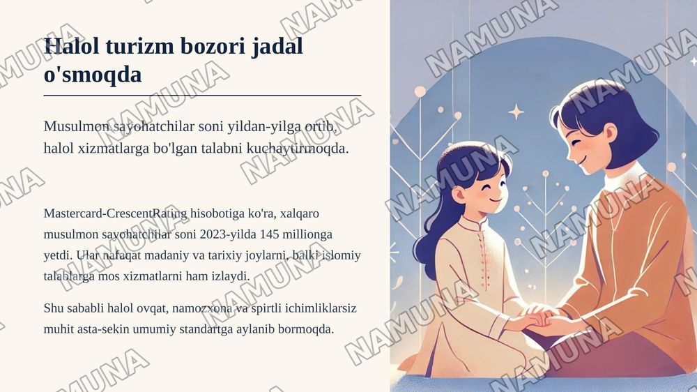 Halol mehmonxonalarni tashkil etishning ahamiyati — zamonaviy taqdimot, 3-slayd