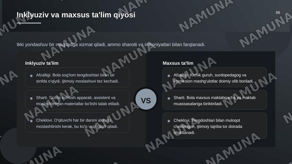 Eshitishida nuqsoni boʻlgan bolalarni oʻqitish jarayoni — zamonaviy taqdimot, 7-slayd