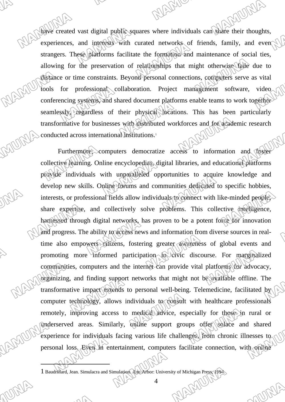 The Importance of Computers in Daily Life — referat, 4-varaq